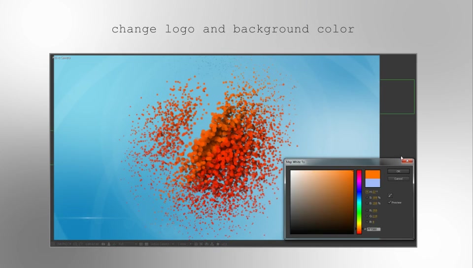 Colorful Particles Logo Sting - Download Videohive 6074985