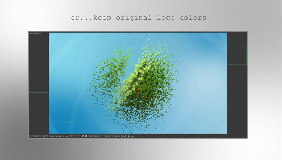 Colorful Particles Logo Sting - Download Videohive 6074985