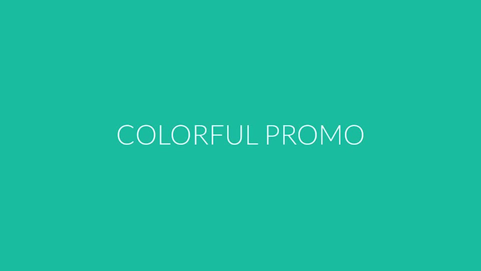 Colorful Promo Video - Download Videohive 18093980