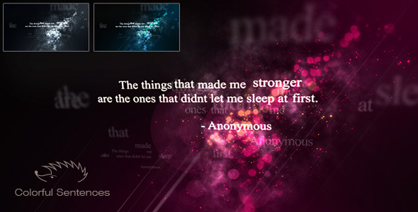 Colorful Sentences - Download Videohive 5036332