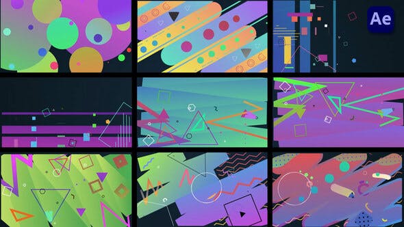 Colorful Shape Transitions [After Effects] - 36868140 Download Videohive