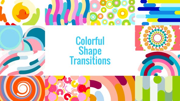 Colorful Shape TransitionsAE - Videohive 23432459 Download