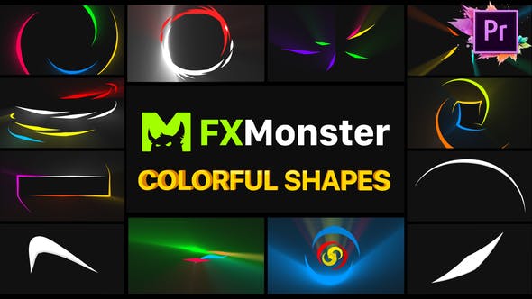 Colorful Shapes | Premiere Pro MOGRT - 26590027 Download Videohive