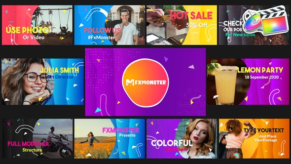 Colorful Slideshow | FCPX - Download Videohive 28903281
