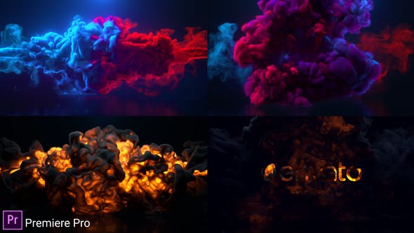 Colorful Smoke & Fire Logo Premiere Pro - 36640760 Download Videohive