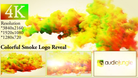 Colorful Smoke Logo Reveal - Download Videohive 20000622