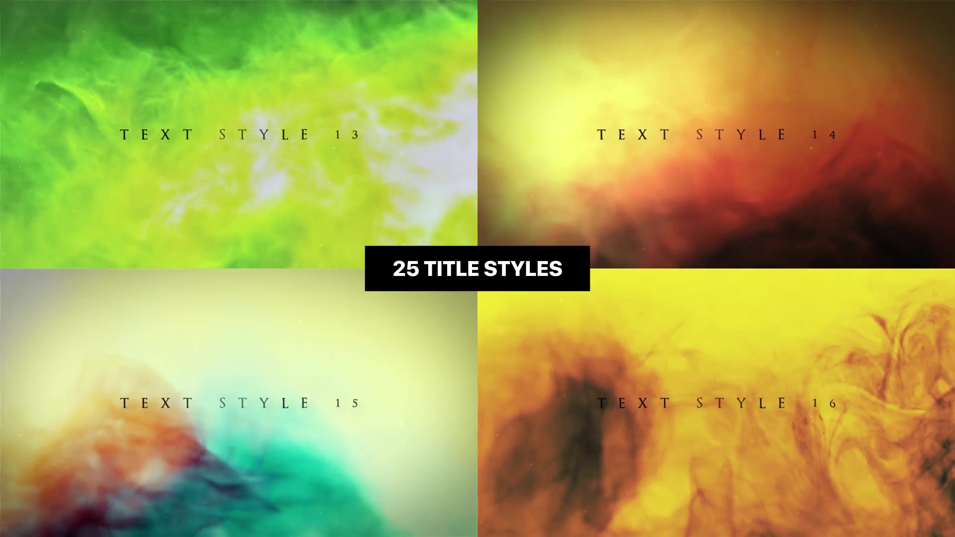 Colorful Smoke Trailer Titles Videohive 21195565 After Effects Image 10