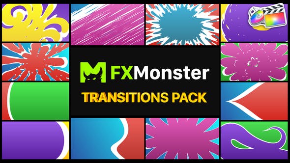 Colorful Smooth Transitions | FCPX - Videohive 27250203 Download