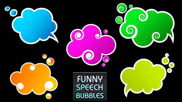 Colorful Speech Bubbles - Download Videohive 15237747