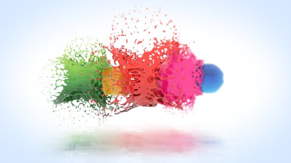 Colorful Splatter Logo Reveal - Videohive 26797773 Download