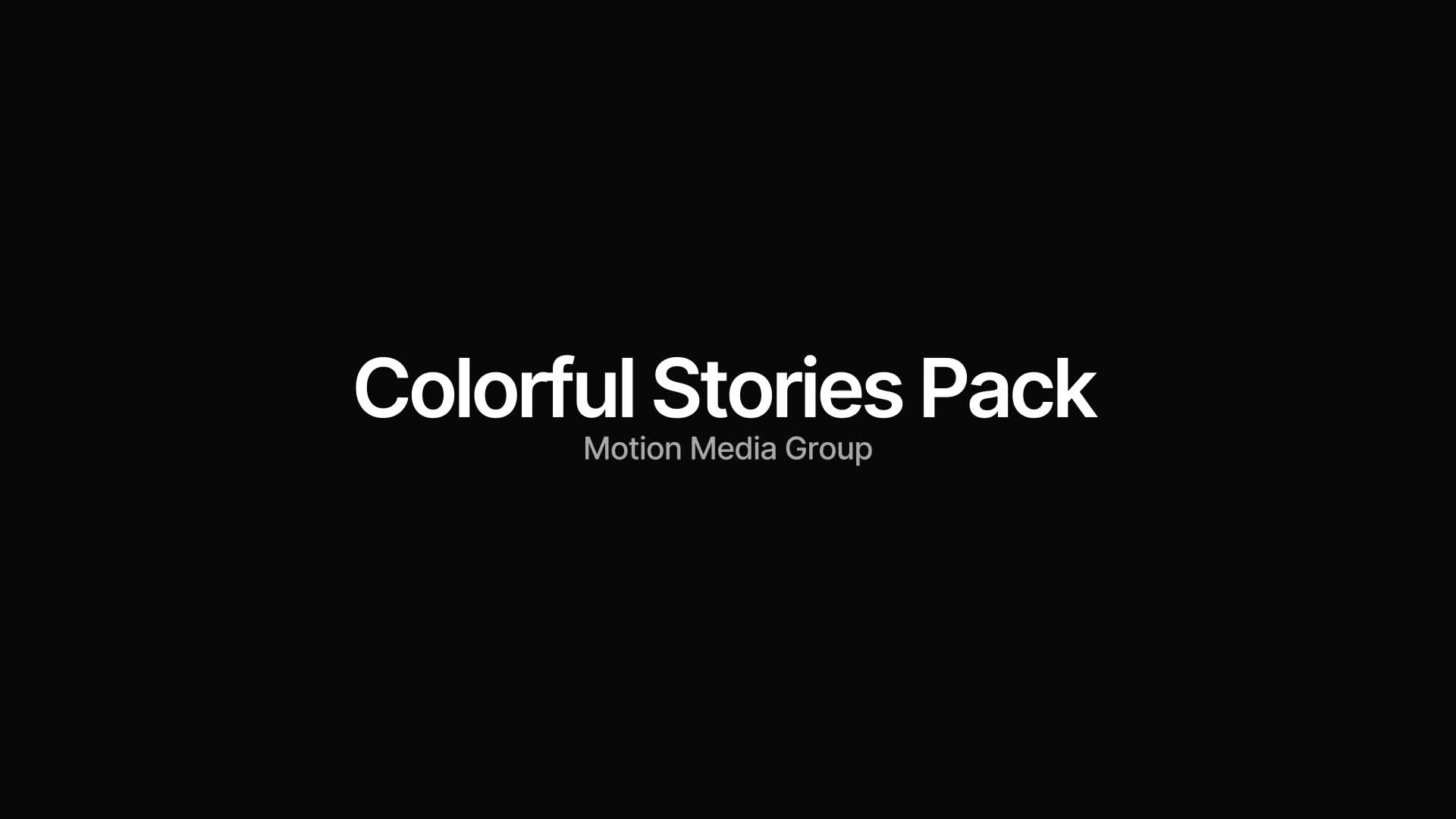 Colorful Stories Pack Videohive 31429164 After Effects Image 1