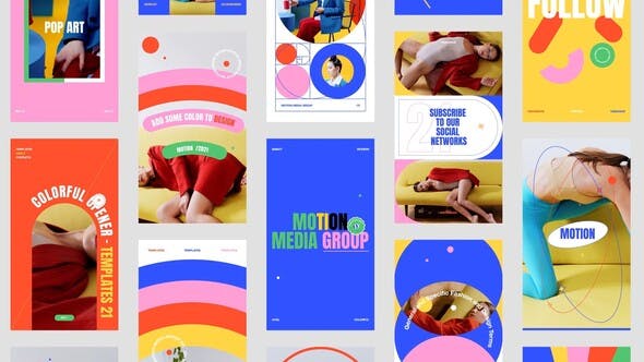 Colorful Stories Pack - Download Videohive 33516540