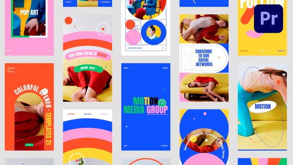 Colorful Stories Pack - Videohive Download 36271320