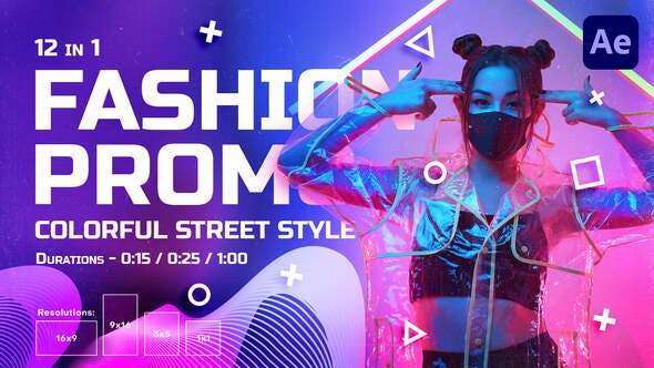 Colorful Street Style Fashion Promo - 30028028 Download Videohive