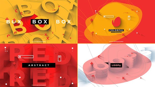 Colorful Text Intro - 40104374 Videohive Download