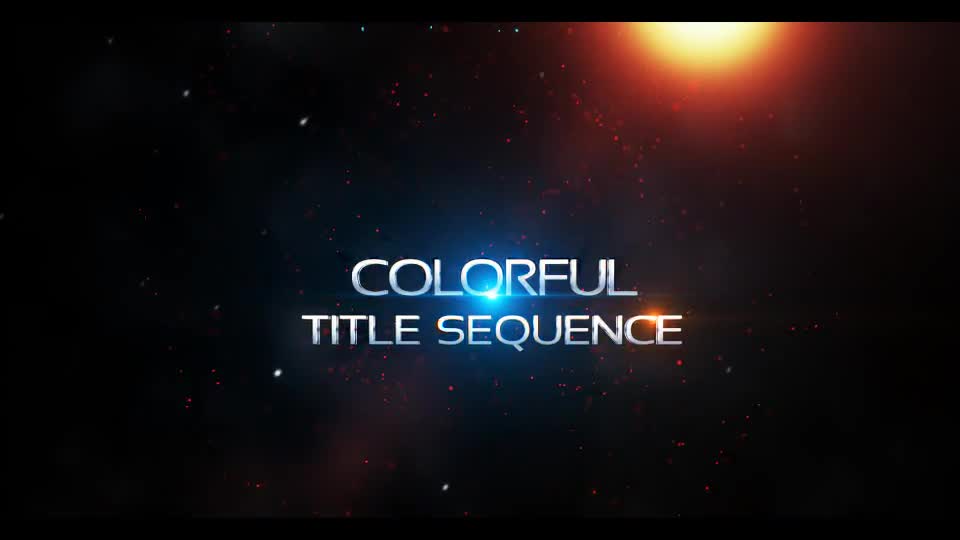 Colorful Title Sequence Videohive 21371013 After Effects Image 1