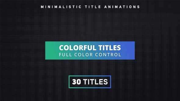 Colorful Titles - 16504969 Download Videohive