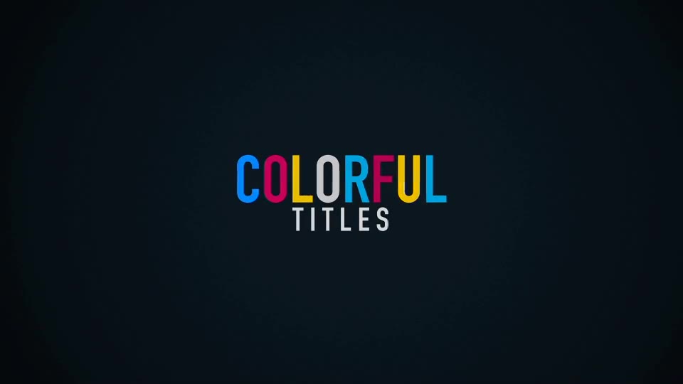 Colorful Titles - Download Videohive 22009789