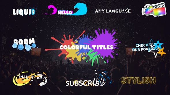 Colorful Titles | FCPX - Videohive 31622535 Download