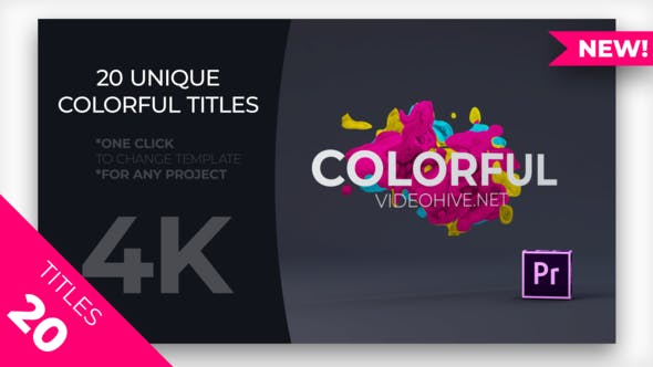 Colorful Titles MOGRT - Download Videohive 23264223