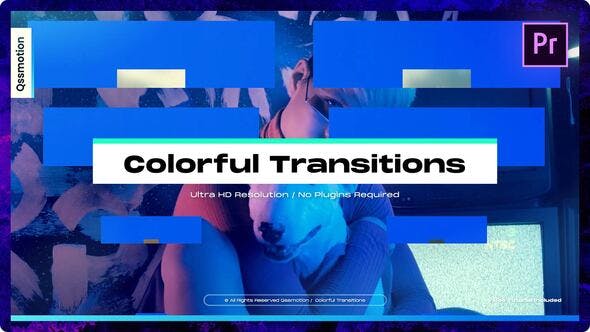Colorful Transitions For Premiere Pro - Videohive 37786068 Download