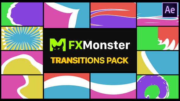 Colorful Transitions Pack | After Effects - Videohive 26721097 Download