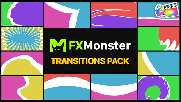 Colorful Transitions Pack | FCPX - Download Videohive 26721116