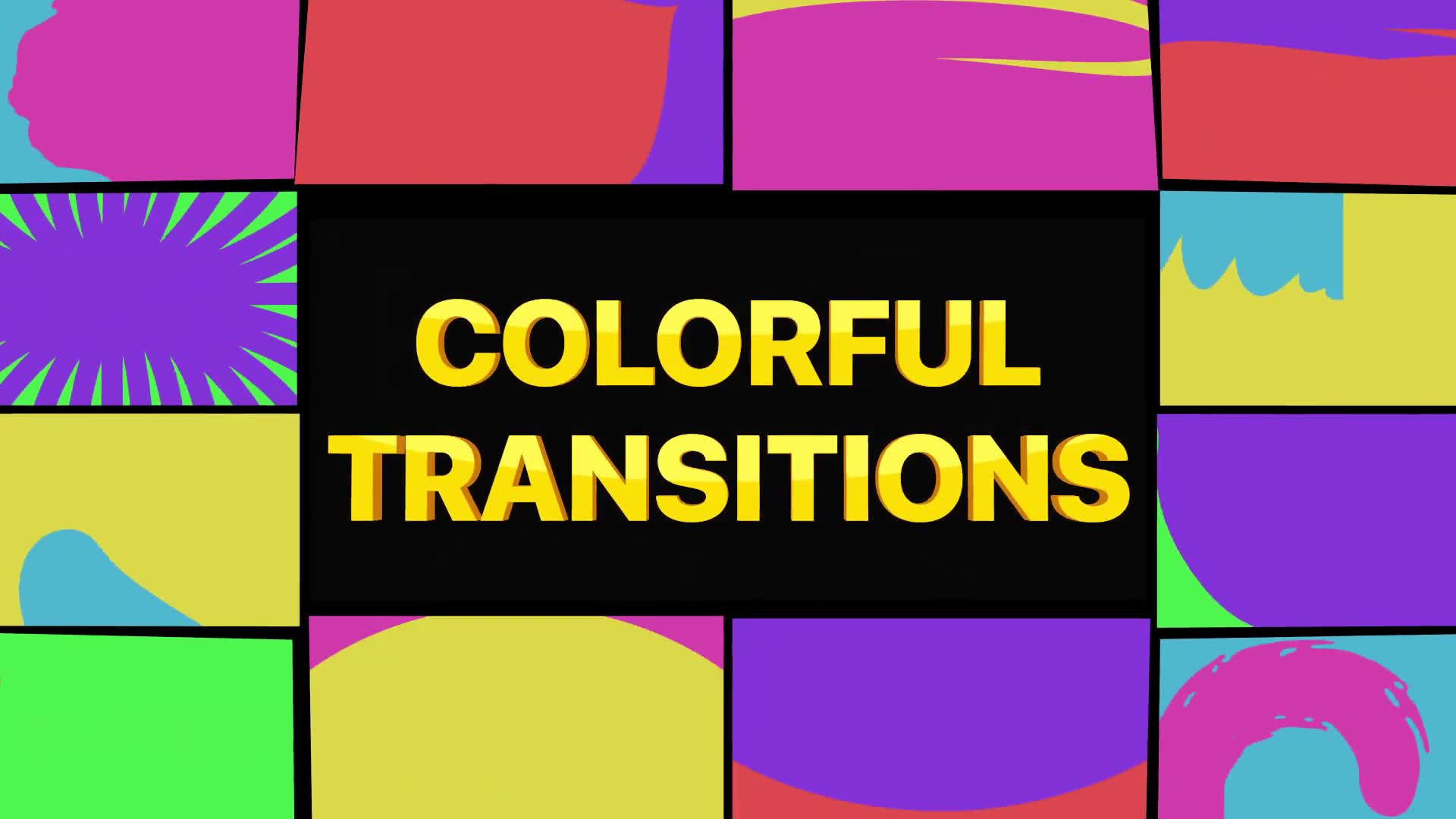 Colorful Transitions Pack | Premiere Pro MOGRT Videohive 26723323 Premiere Pro Image 2
