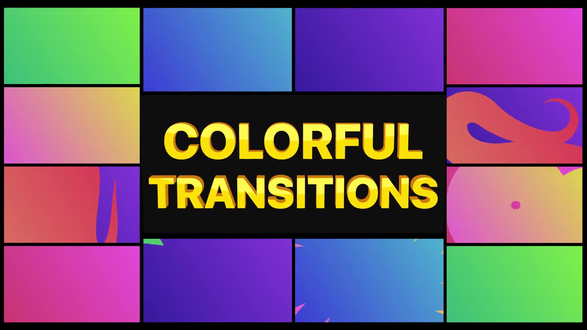Colorful Transitions | Premiere Pro MOGRT Videohive 26397414 Premiere Pro Image 1