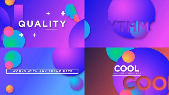 Colorful Typo Opener - 24937781 Videohive Download