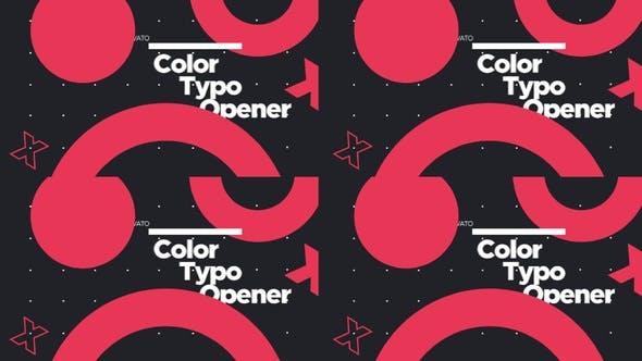 Colorful Typo Opener - Videohive 29593043 Download