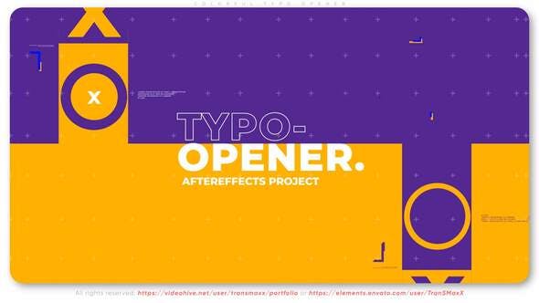 Colorful Typo Opener - Videohive 32203543 Download