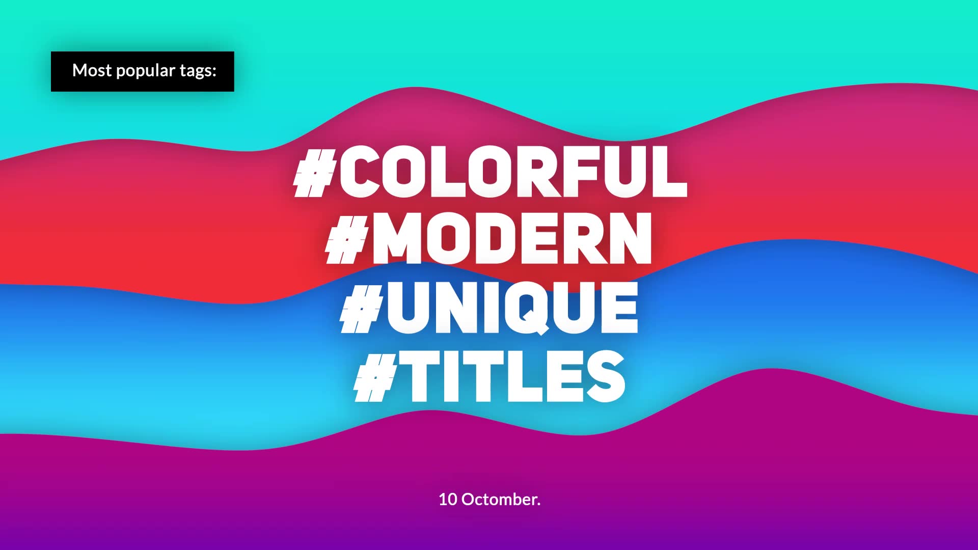 Colorful Typography Videohive 36572445 After Effects Image 8