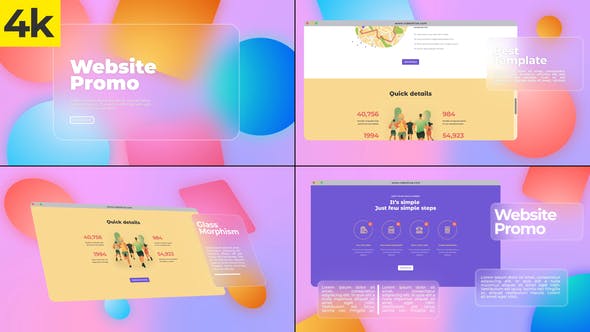 Colorful Website Promo - Videohive Download 30261111