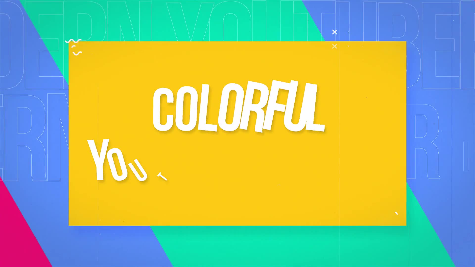 Colorful Youtube Opener Videohive 36572463 Premiere Pro Image 1