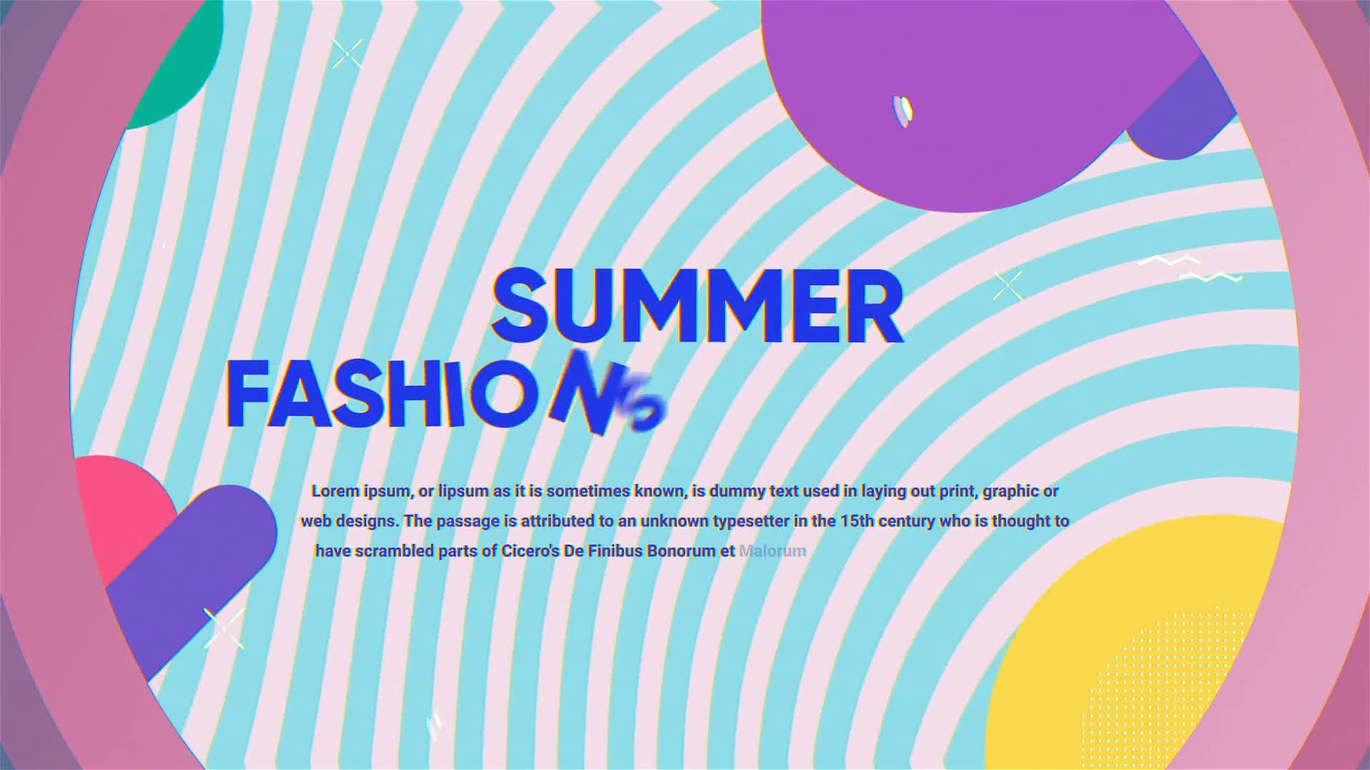 Colors of Summer Fashion Slideshow Videohive 25921832 After Effects Image 1