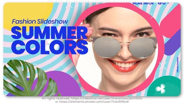 Colors of Summer Fashion Slideshow - 25921832 Videohive Download