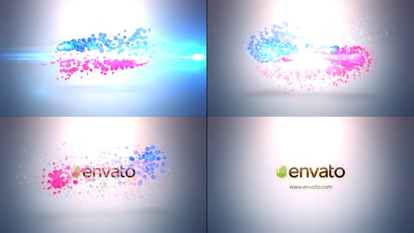 Colourful Particles Logo - Download Videohive 30217658