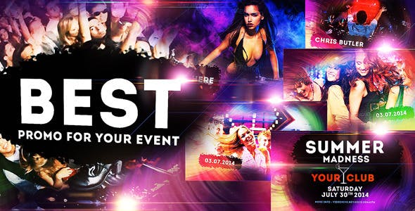 Colourful Party/Event Disco Night Club Promo - 8178215 Download Videohive