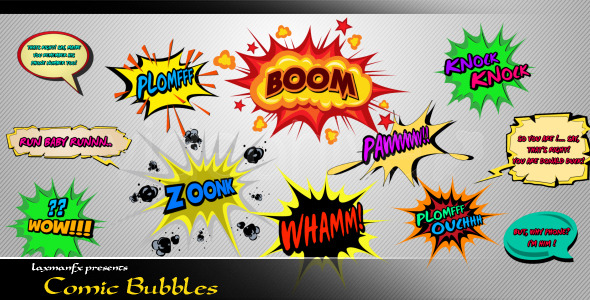 Comic Bubbles - Download Videohive 4045834