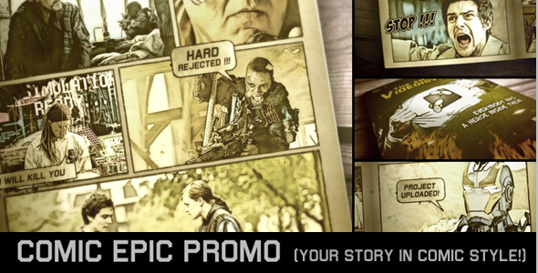 Comic Epic Promo - Download Videohive 5203939