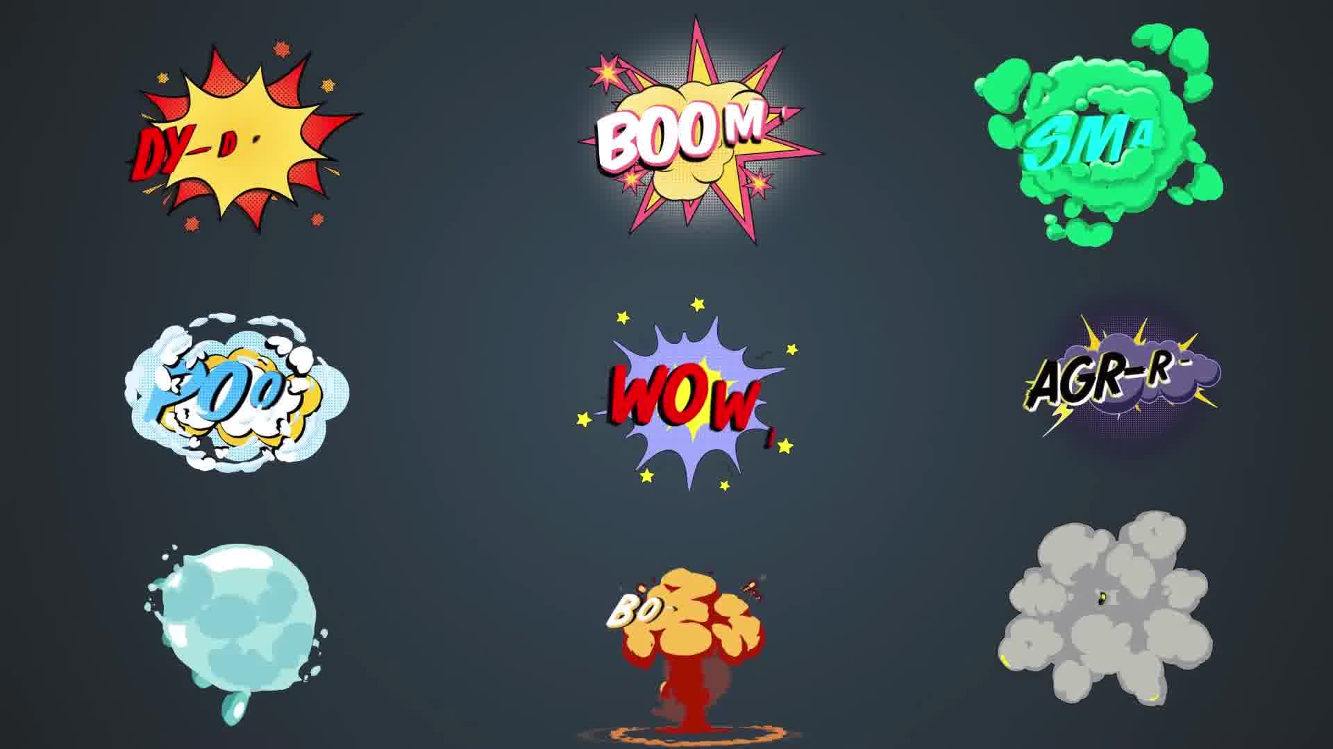 Comic Explosion titles #2 [After Effects] Videohive 38351425 After Effects Image 12