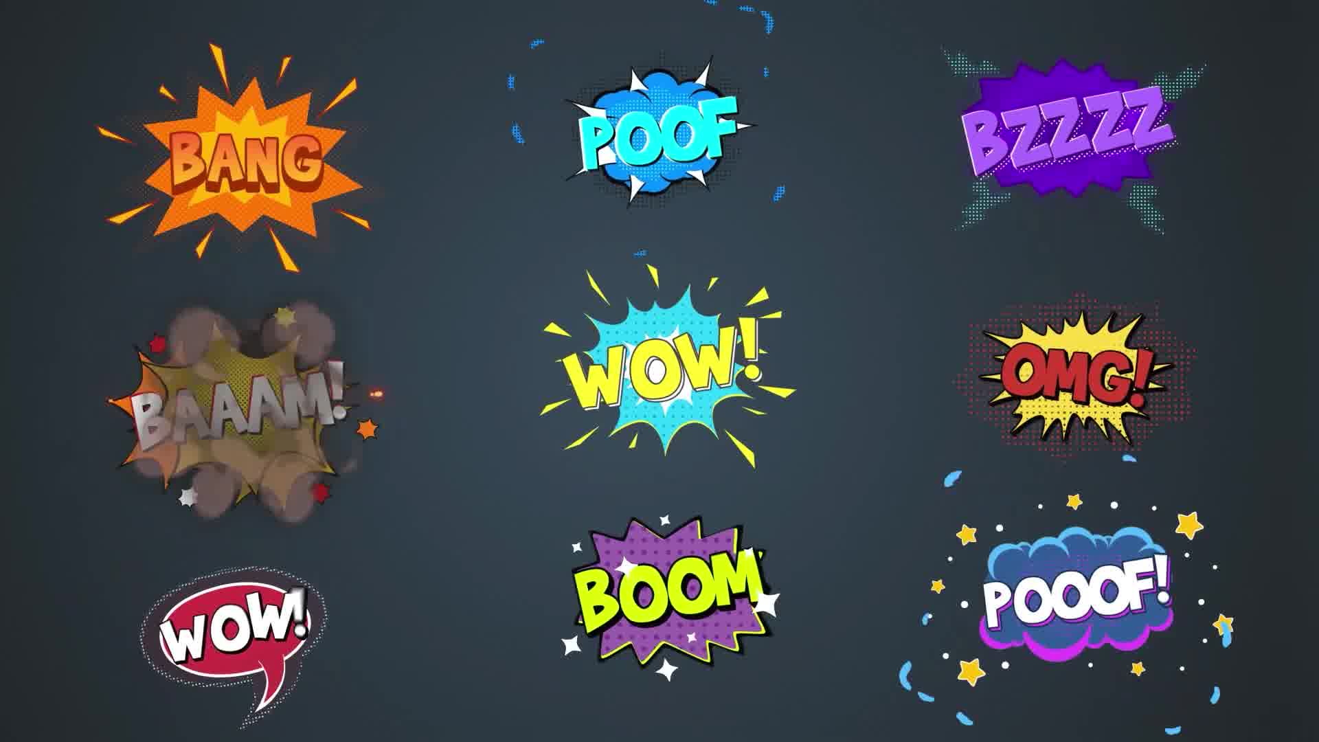 Comic Explosion titles #3 [After Effects] Videohive 39075099 After Effects Image 11