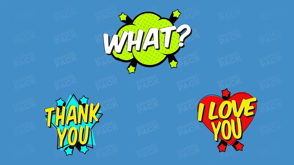 Comic FX / Speech Bubbles Graphic pack - Download Videohive 18195071