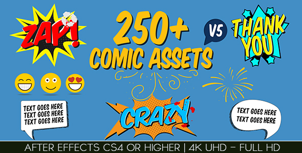 Comic FX / Speech Bubbles Graphic pack - Download Videohive 18195071