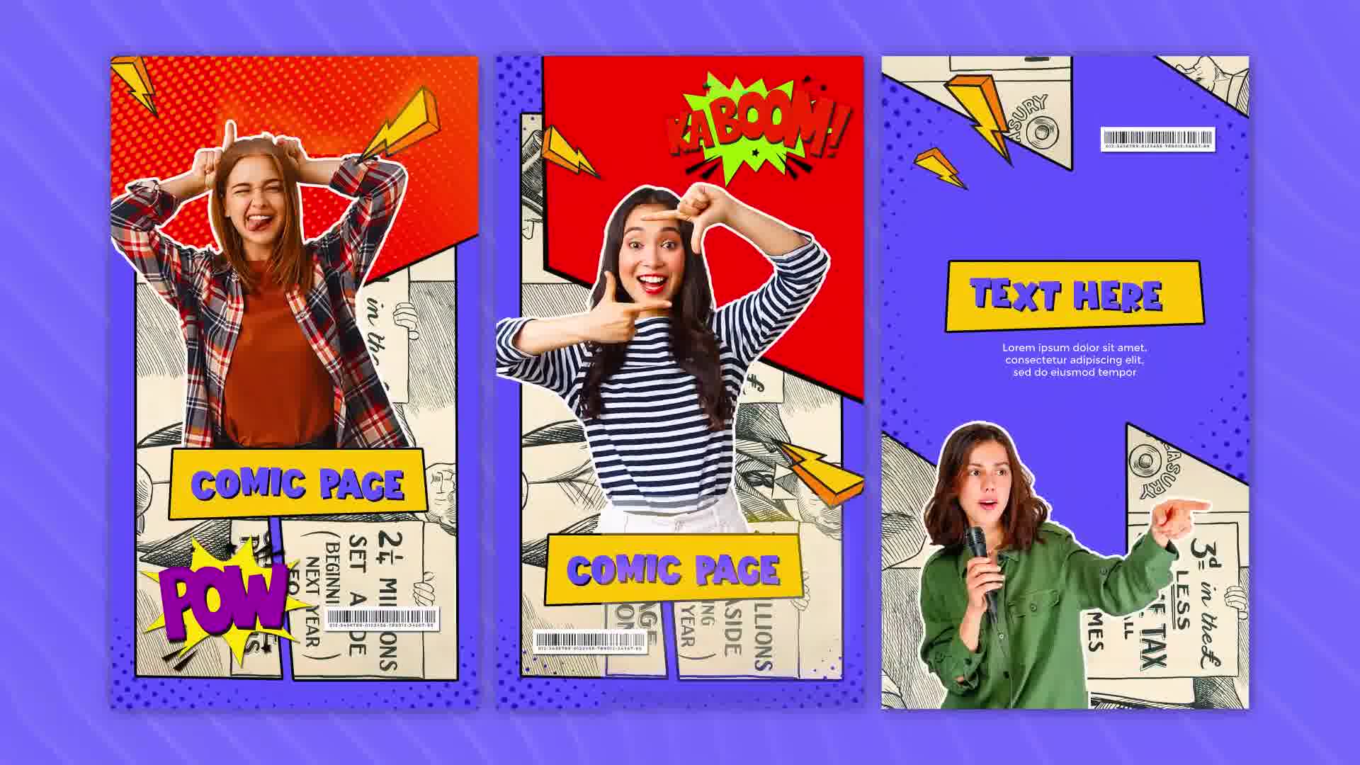 Comic Instagram Story Template Videohive 38598550 After Effects Image 10