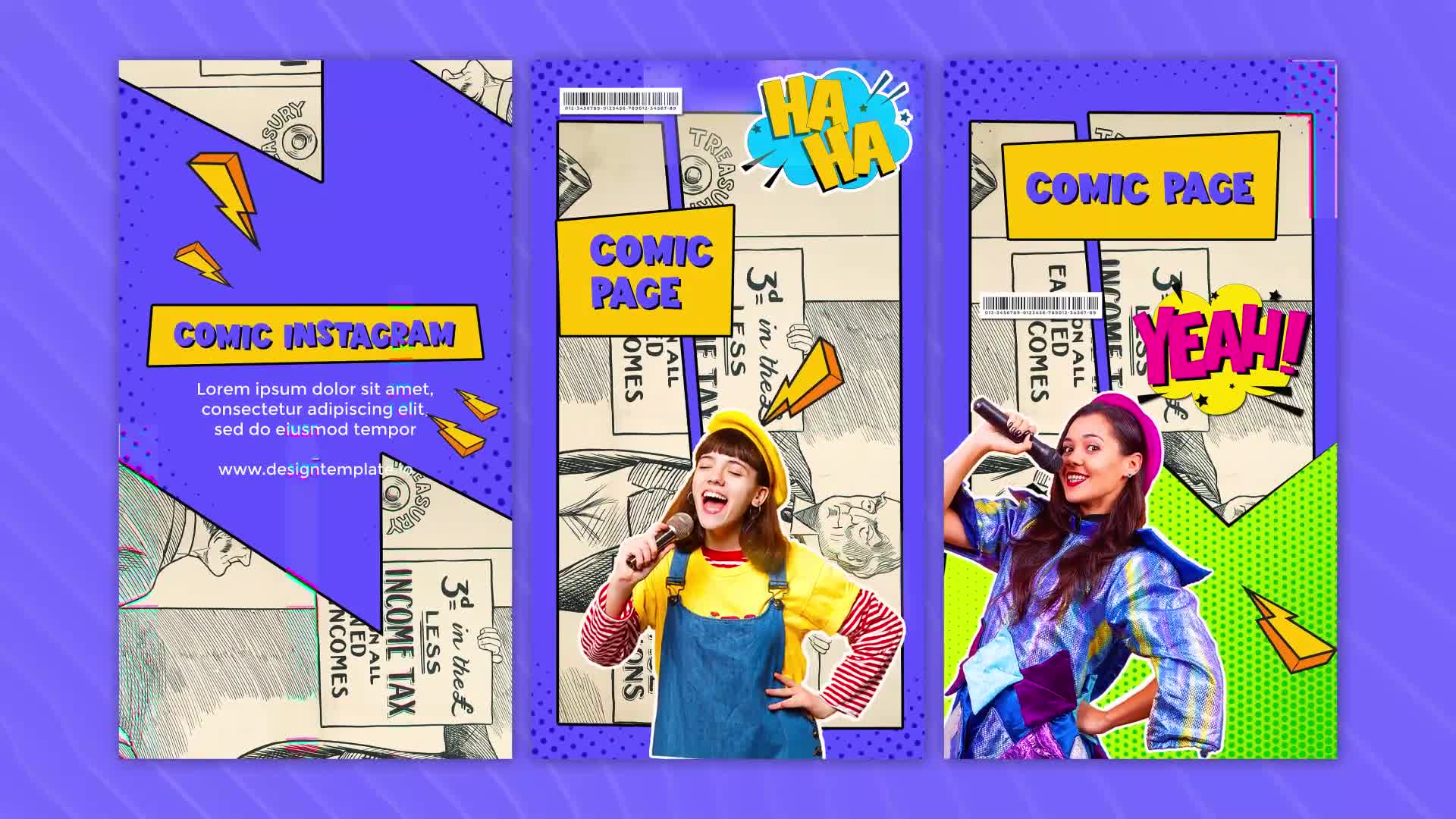Comic Instagram Story Template Videohive 38598550 After Effects Image 6