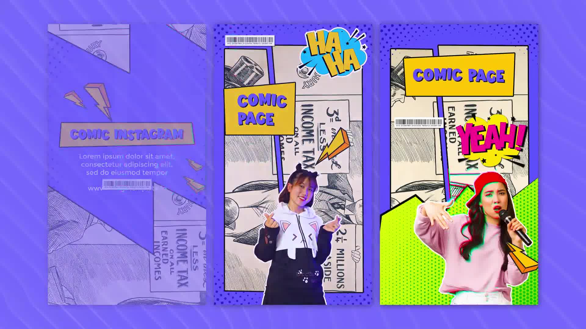 Comic Instagram Story Template Videohive 38598550 After Effects Image 7