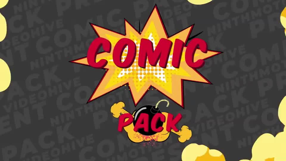 Comic Pack Videohive 21555561 After Effects Image 1