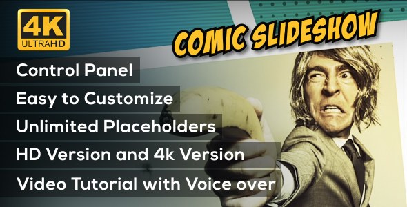 Comic Slideshow Opener - Download Videohive 19298254